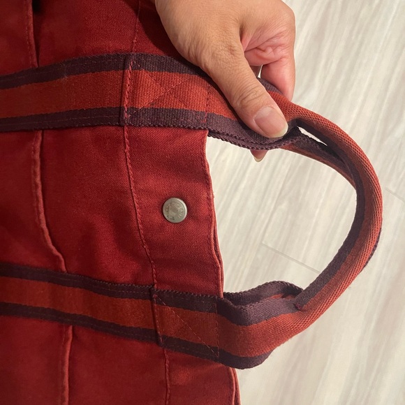 Hermes Red tote bag!